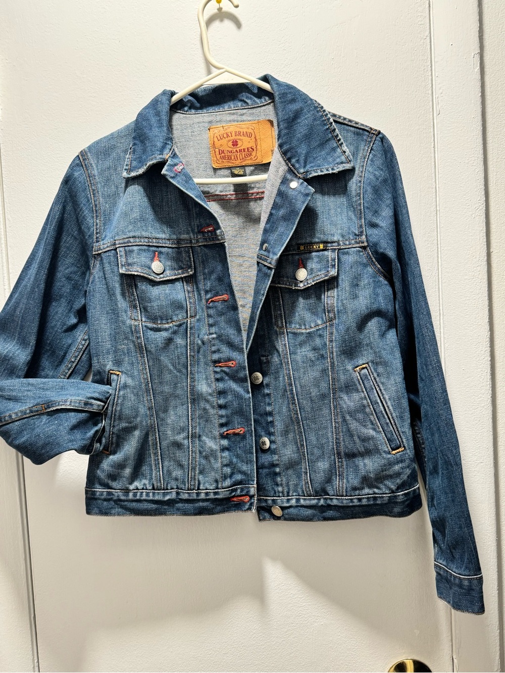 Lucky Brand Women's Blue Denim Trucker Jacket
